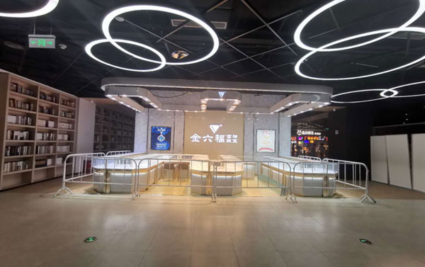 金六福珠寶玻璃柜臺展示柜 金六福珠寶玻璃柜臺展示柜